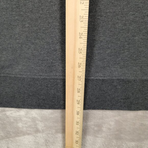 Nola Hooded Sweatshirt Gray Cotton Blend Womens Size 1X - Picture 10 of 13